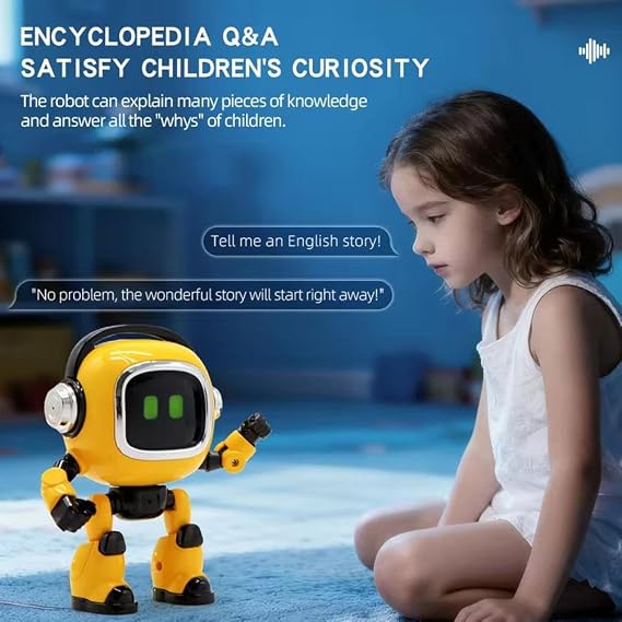 Ai Robot,Emo Robot Toys,AI-Powered Smart Robots,Intelligent Interactive Learning Toy, Learning Educational Interactive Toys,Educational Play & Party Entertainment