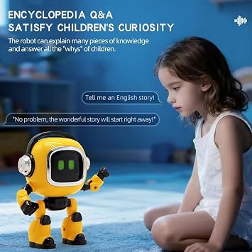 Ai Robot,Emo Robot Toys,AI-Powered Smart Robots,Intelligent Interactive Learning Toy, Learning Educational Interactive Toys,Educational Play & Party Entertainment