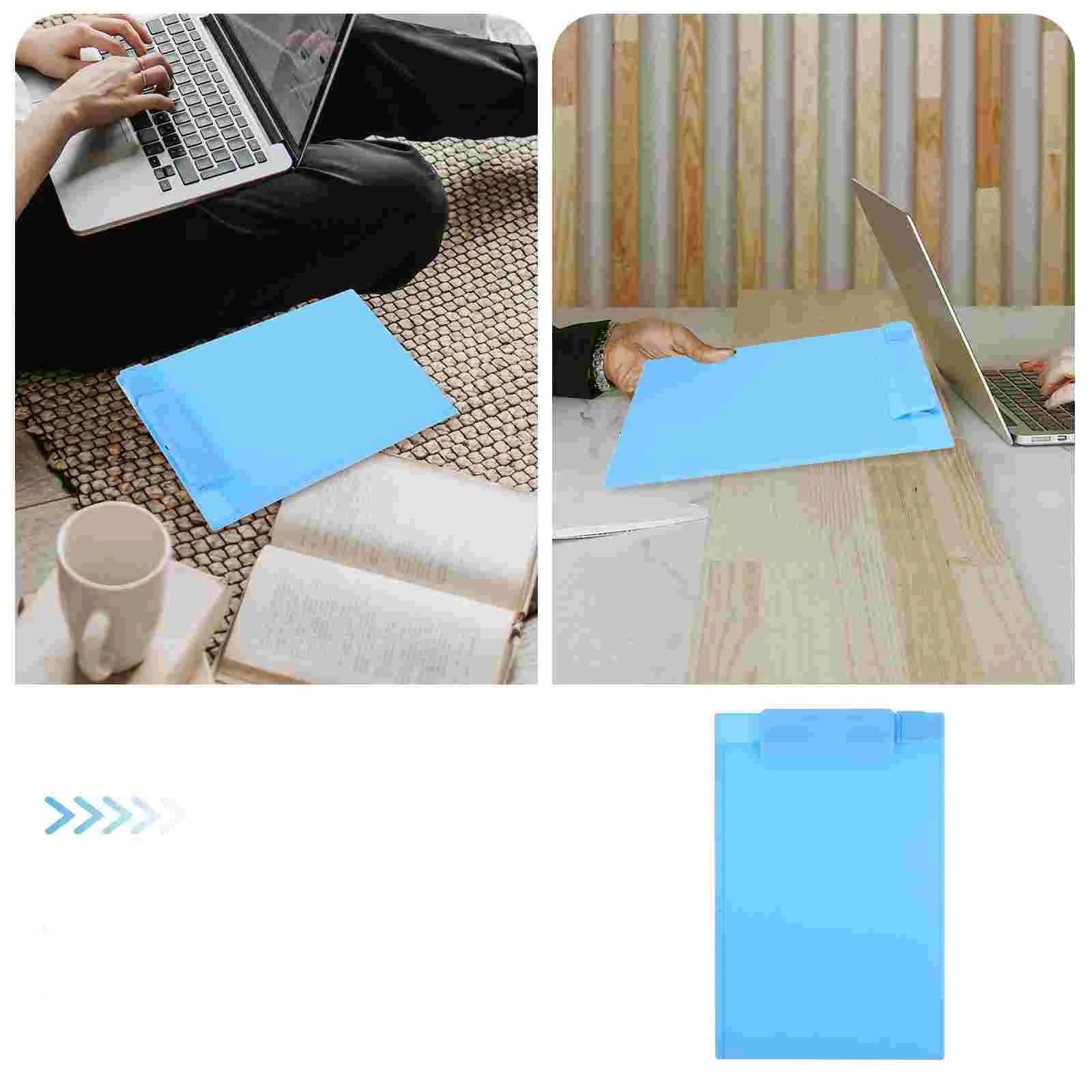 Klemmbretter 3 Stück Kunststoff A5 Zwischenablage Profil Clip Papierhalter Schreibordner for Schule, Klassenzimmer, Büro(Blue)