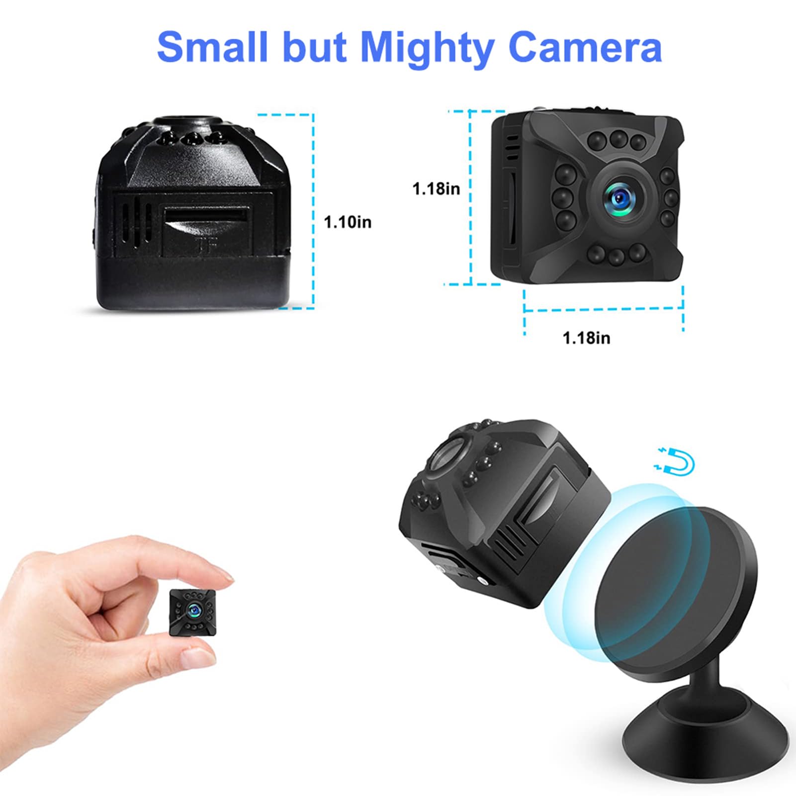 Andoer Mini corpora-camera, 1080p politie-body CAM met Andoer Mini corpora-camera, 1080p politie-body CAM met