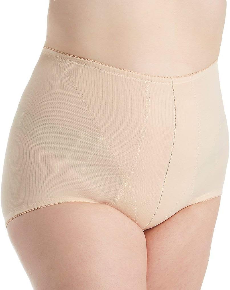 Q-T IntimatesQ-T Intimates Women's Retro High Waisted Tummy Control Brief - Supportive Ladies Shapewear