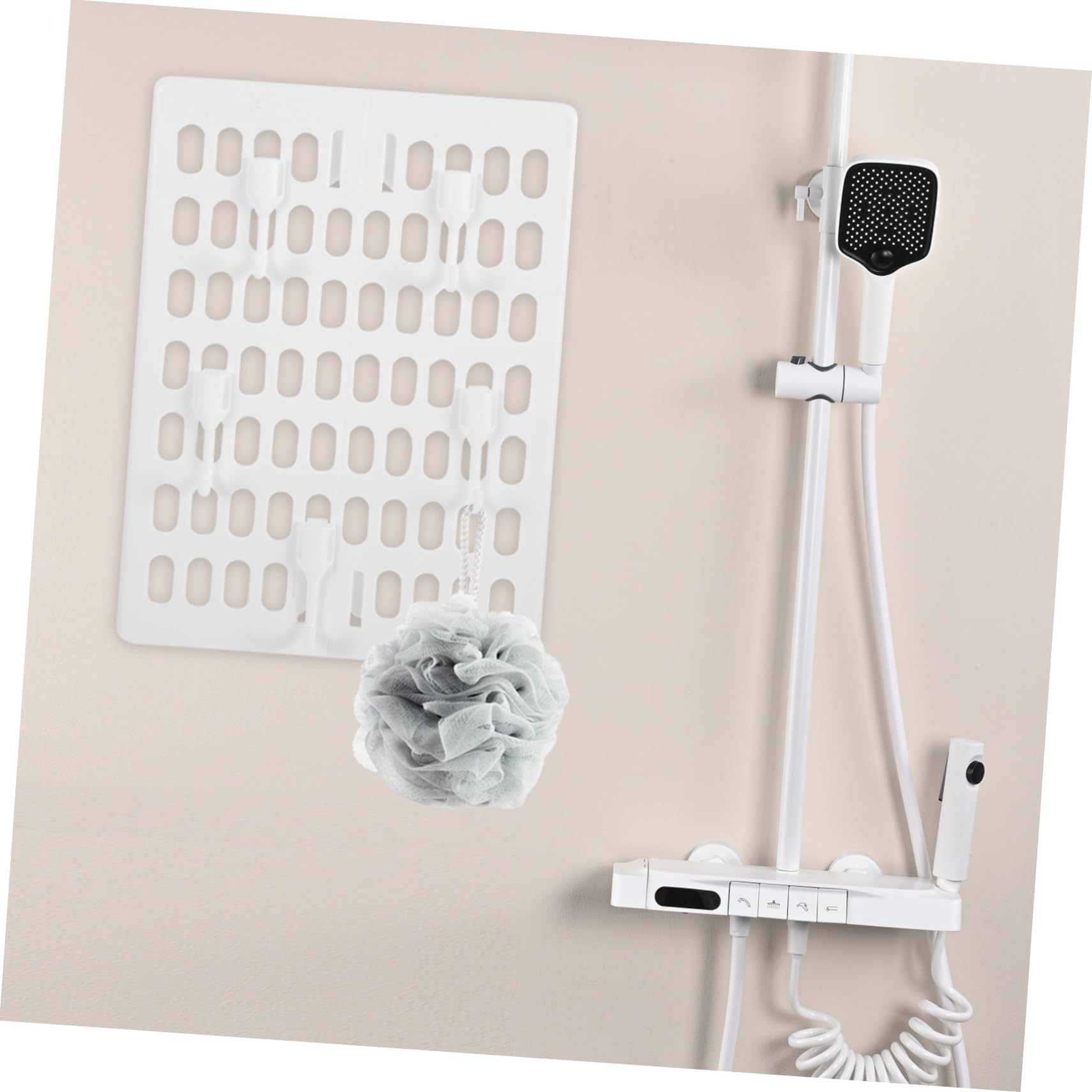 MUCKLILY Pegboard Shelf Display Wall Display Organizer Wall Shelf Organizer 1 Set Pegboard Garage