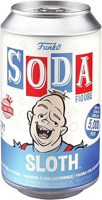 Funko Vinyl SODA: The Goonies- Sloth w/Chase(IE) 1 In 6 Chance Of Receiving A Chase Variant (Styles May Vary), Multicolor, One Size (58327)