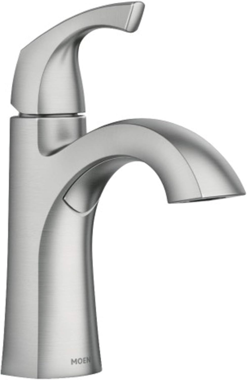 Moen Lindor Brushed Nickel Single Handle Lavatory Faucet 4 In Amazon Com