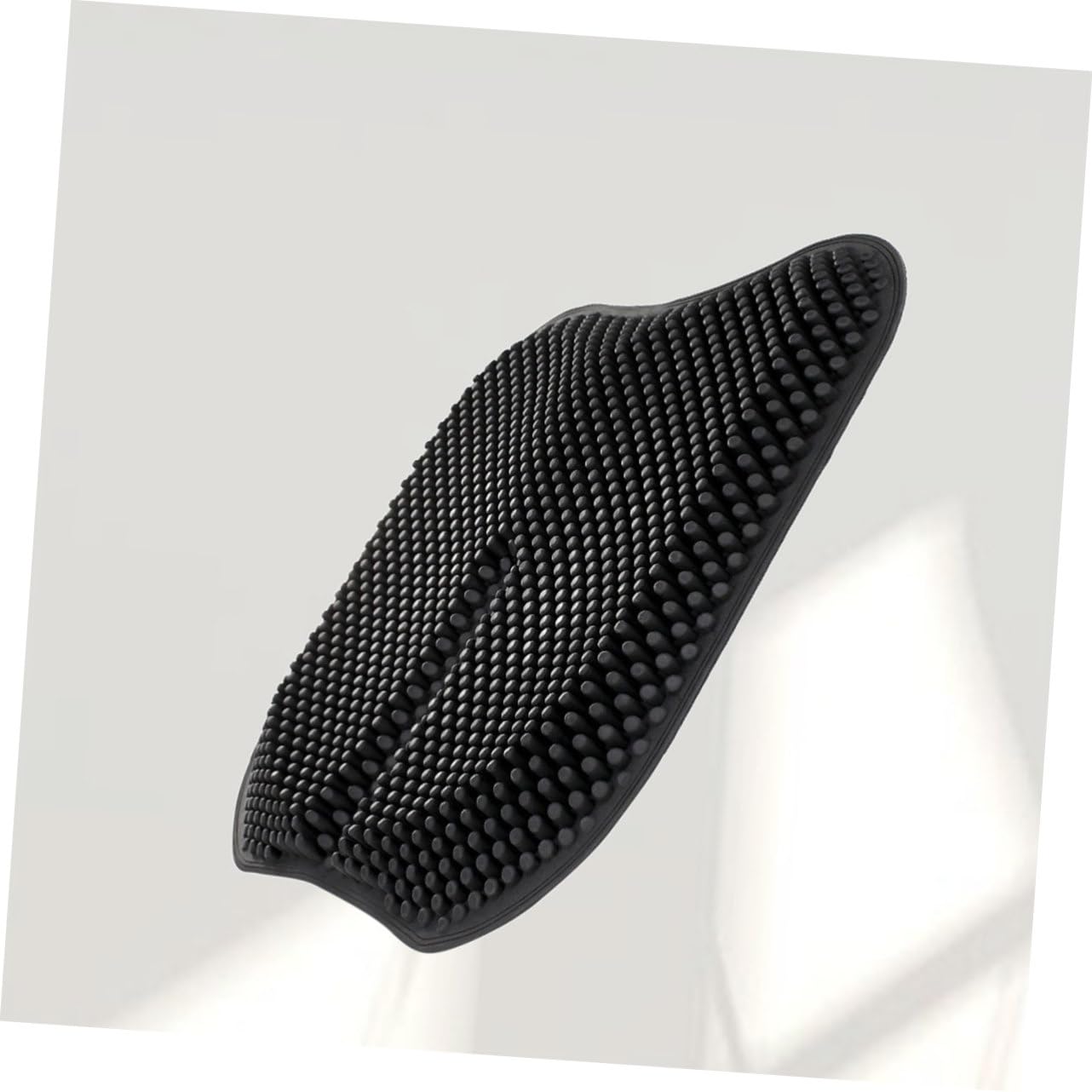 Alipis Cuscino Massaggiante Ergonomico in Silicone per Sedile Auto e Sedia a Rotelle Nero Antiscivolo e Traspirante per Massaggio Pratico e Comfort Ottimale