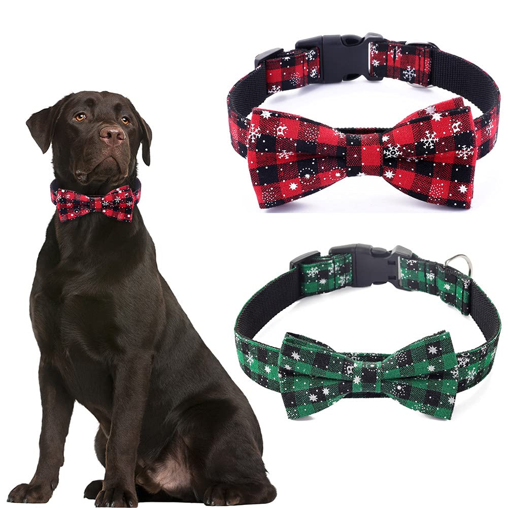ETOPARS Hundegeschirr Mit Leine Set | Weihnachtsdesign, Verstellbar – Für Kleine & Mittlere Hunde, Inklusive Halsband