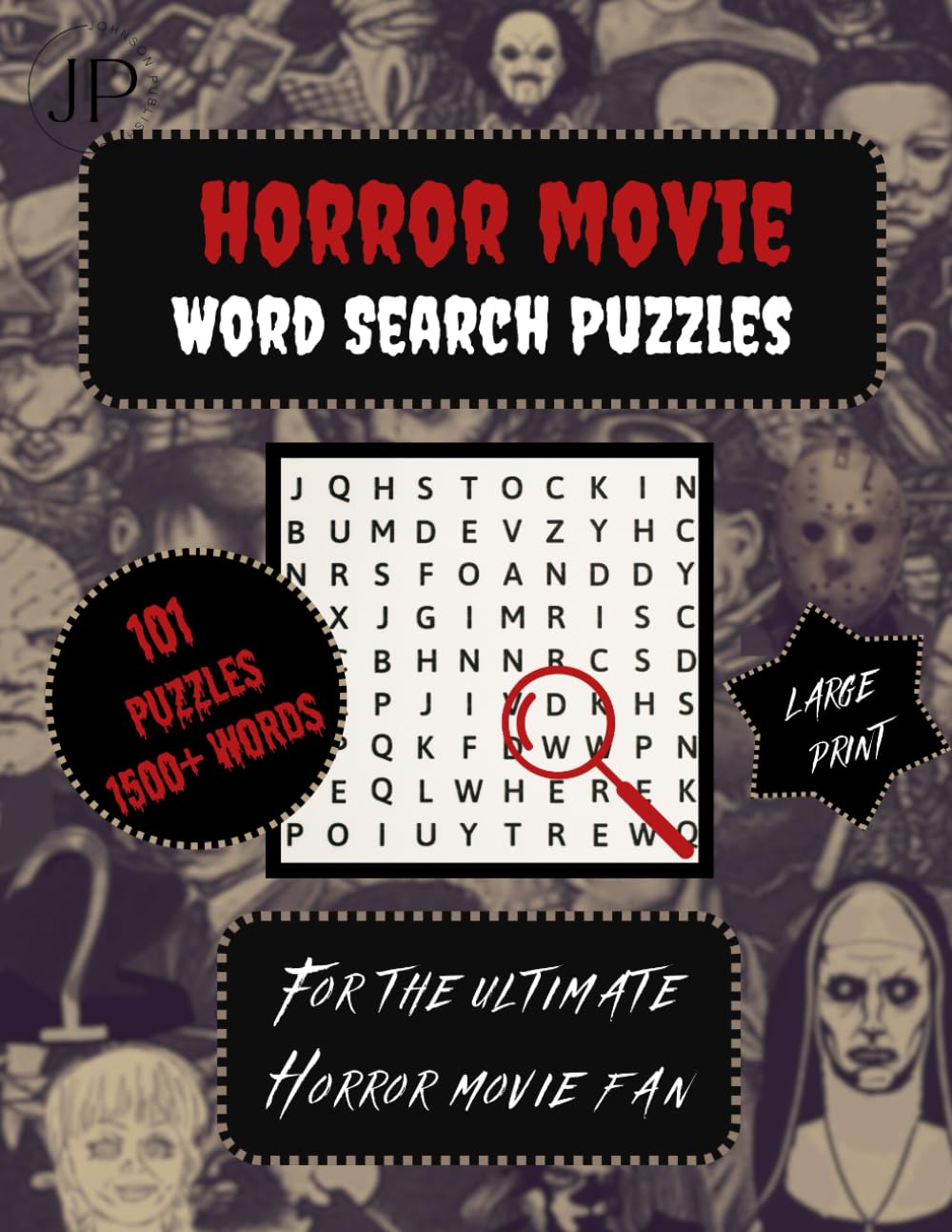 Horror Movie Word Search Puzzles: Horror Film Word Search Puzzle Book