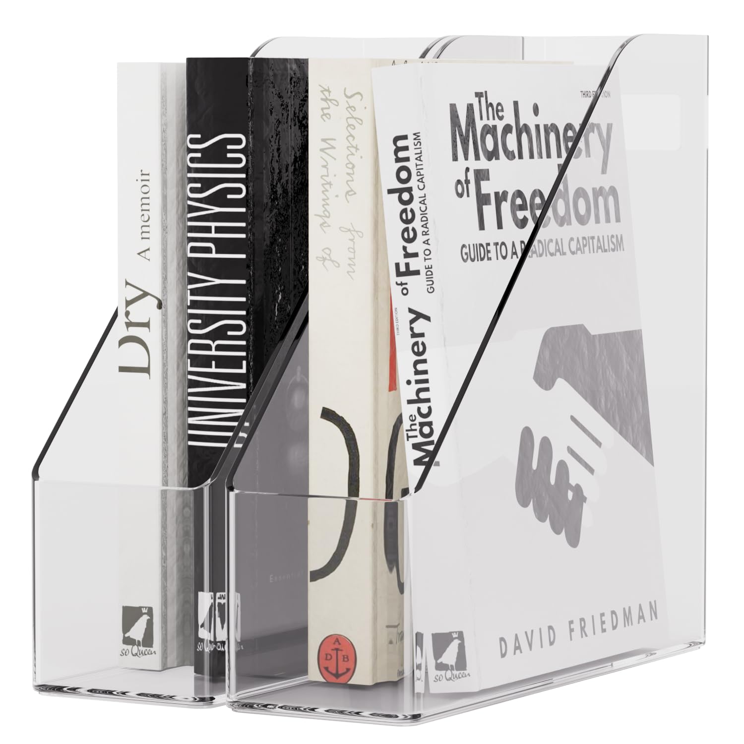 Amazon.com: ICCGBHGO Magazine Holder, Clear Plastic Vertical File