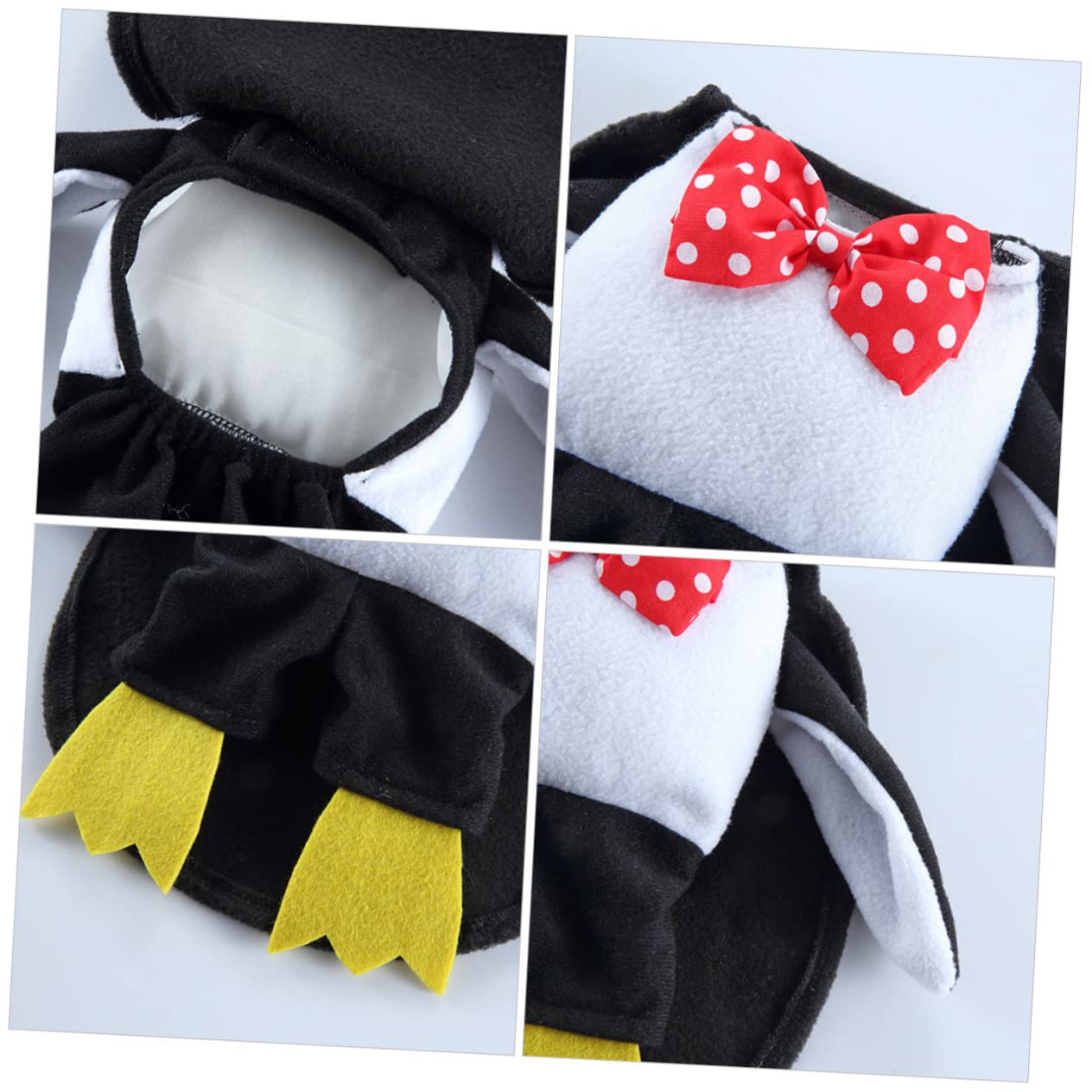 Milisten 2juegos Halloween para Mascotas Disfraz De Pingüino para Perros y Gatos Ropa Cómoda y Transpirable para Fiestas y Eventos para Fotos y Celebraciones De Halloween