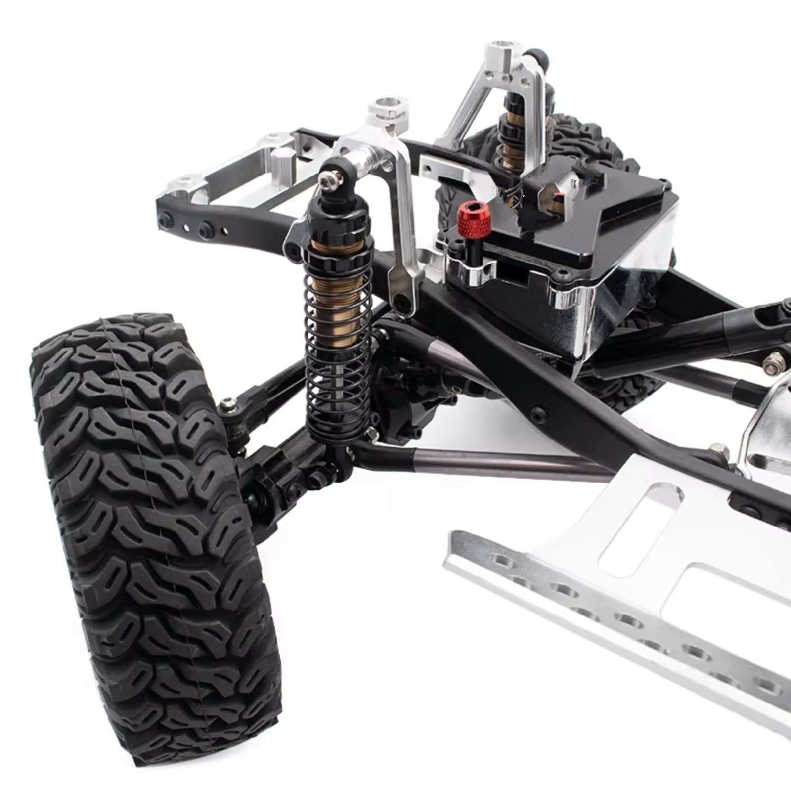 para Scx10 D90 para Rgt EX86100 para Kyx 1/10 1/8 90 Mm Amortiguador Hidráulico Metálico RC Coche A Control Remoto sobre Orugas Amortiguador Ajustable RC
