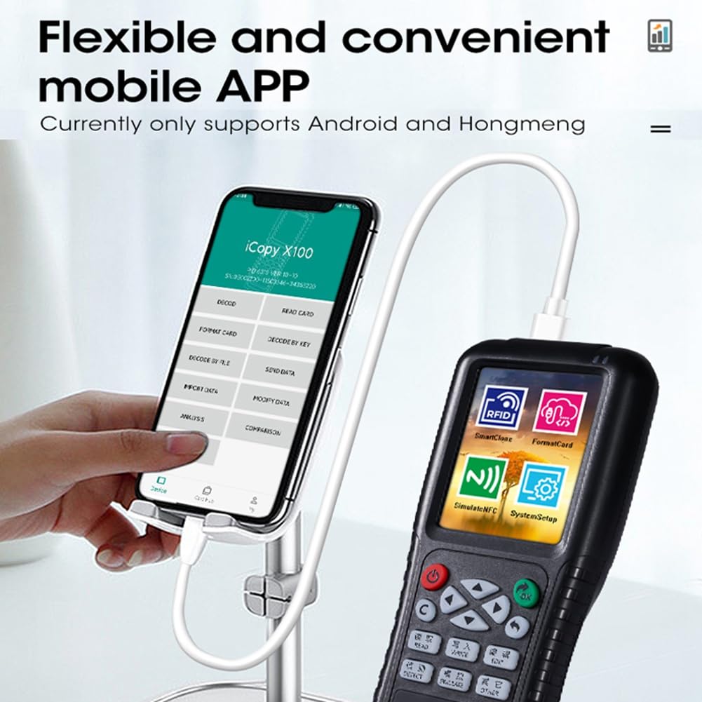 Junterone X100 RFID NFC Akıllı Kart Okuyucu Yazar+5XT5577