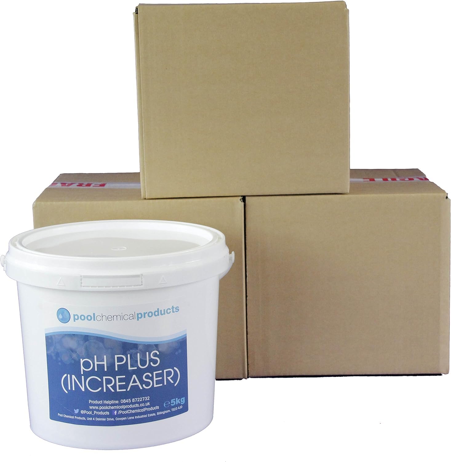 pH Plus (pH Increaser) 20kg Soduim Carbonate Swimming Pool Spa Hot Tub