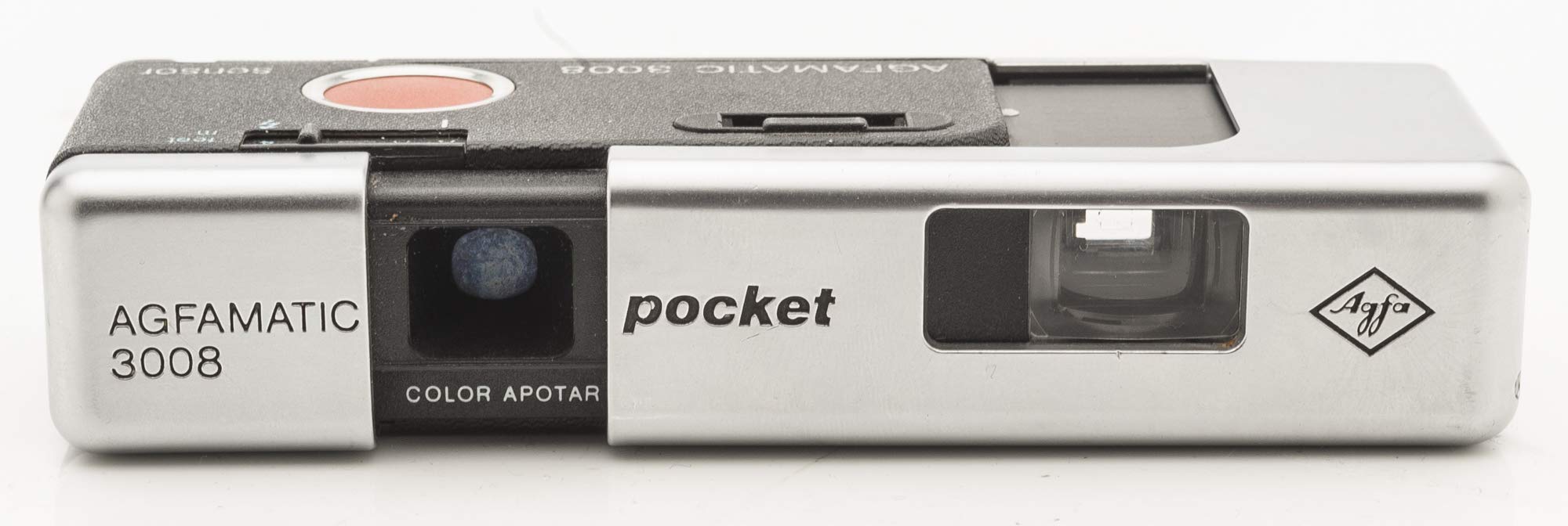 Agfa Agfamatic 3000 Flash Pocket Kamera – Color Apotar 26 mm 26 mm