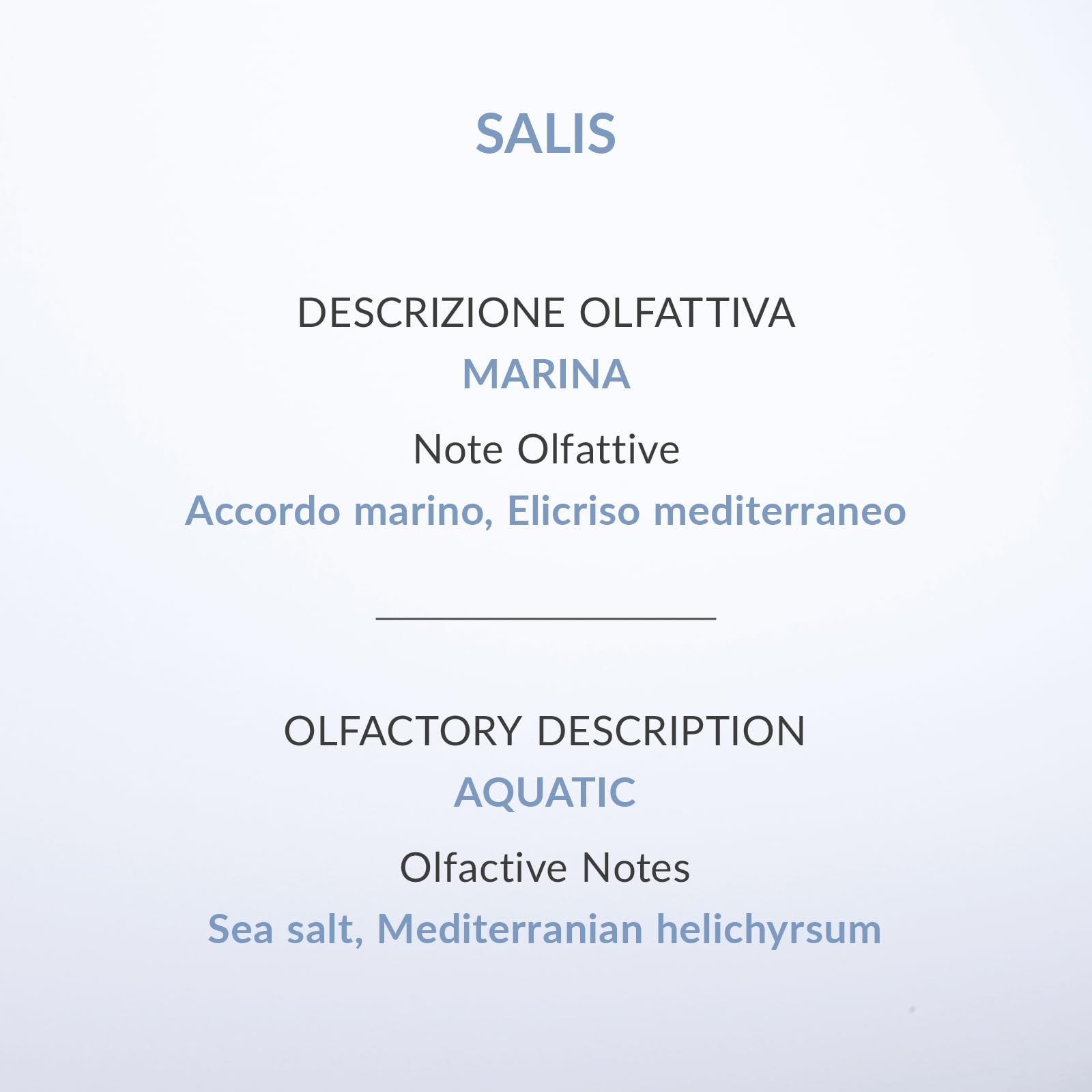 ERBARIO TOSCANO - Candela Profumata Salis con Fragranza Marina, Accordo Marino e Elicriso Mediterraneo, Cera Vegetale, Contenitore in Vetro e Coperchio in Ceramica Naturale 155gr