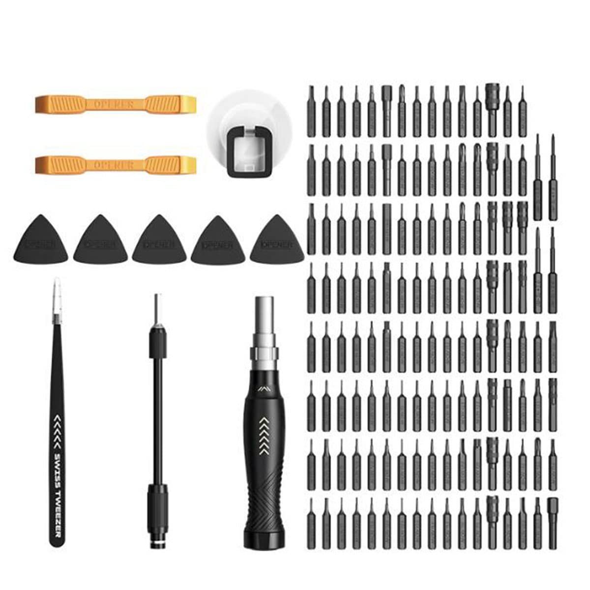 Juego De Destornilladores Pequeños, Juego De Destornilladores De Precisión Mini con Estuche, Kit De Herramientas Domésticas 145 En 1 para Reparación De Computadoras, Relojes, Anteojos