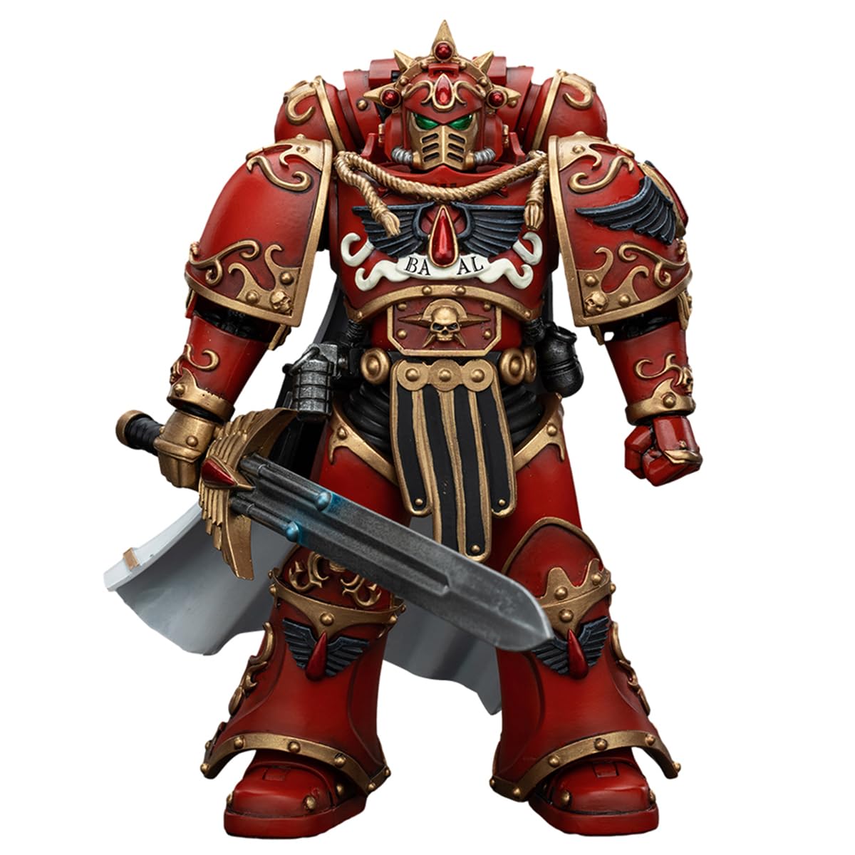 HiPlay JOYTOY Warhammer The Horus Heresy 1/18 Blood Angels Legion Praetor with Paragon Blade JT00225 Action Figure