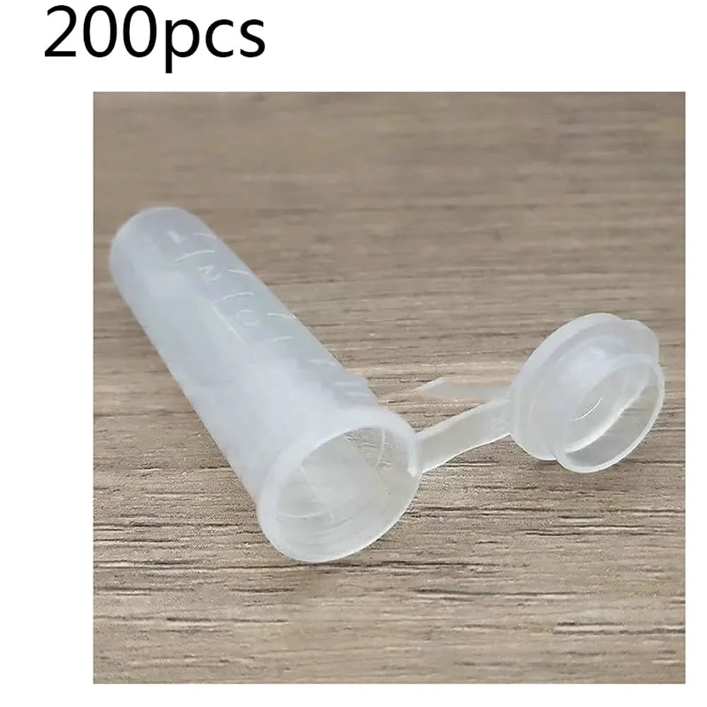 Sprzęt laboratoryjny i wyposażenie laboratoryjne 0,1/0,2/0,5/1,5/2/5/7/10/15 ml plastikowe probówki wirówki z nasadką przegubową EP, wyposażenie eksperymentalne (10 ml, 200 szt.)