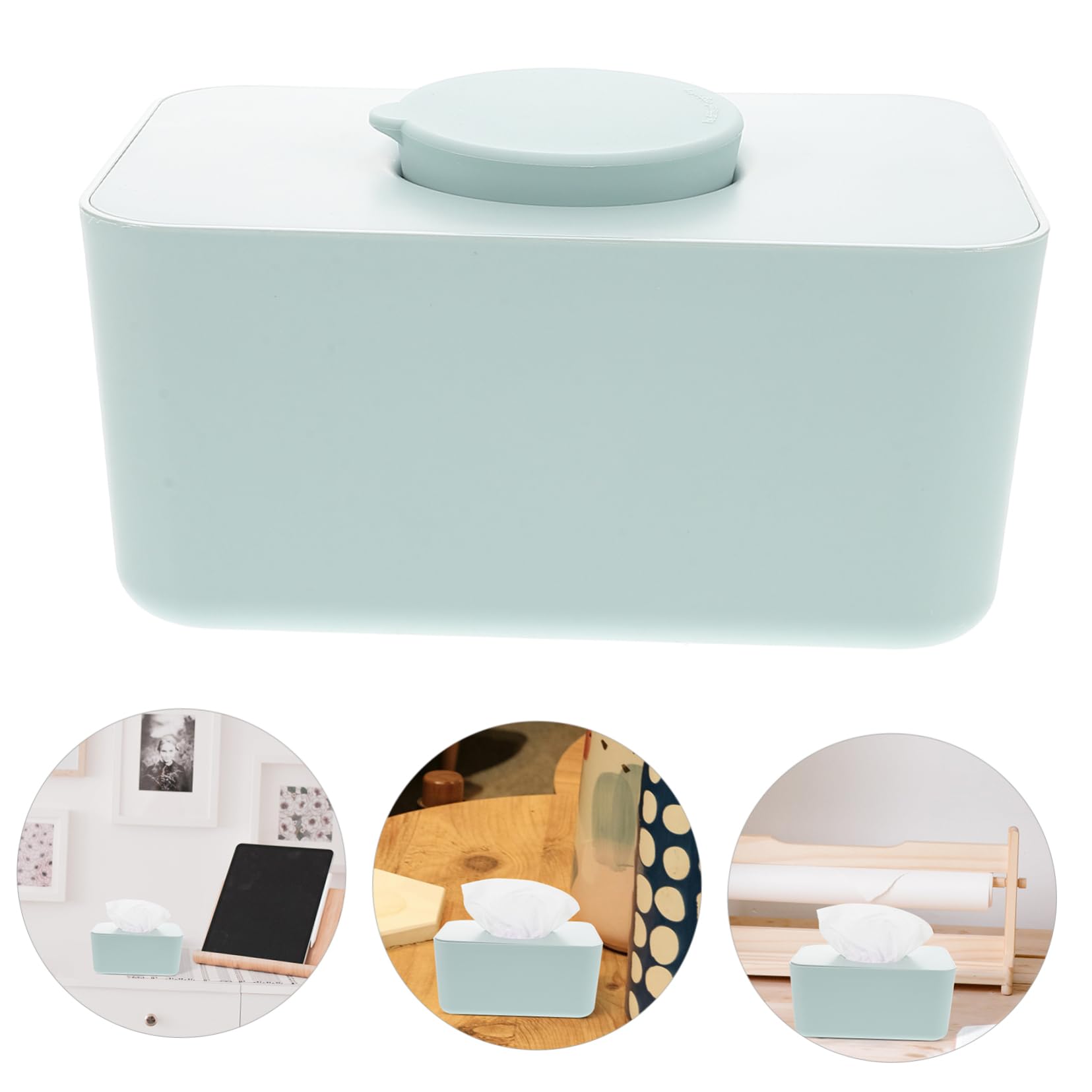 Mipcase Contenedor Toallitas Estuche Antideslizante Para Baño y Secadora Para Pañuelos Duradero