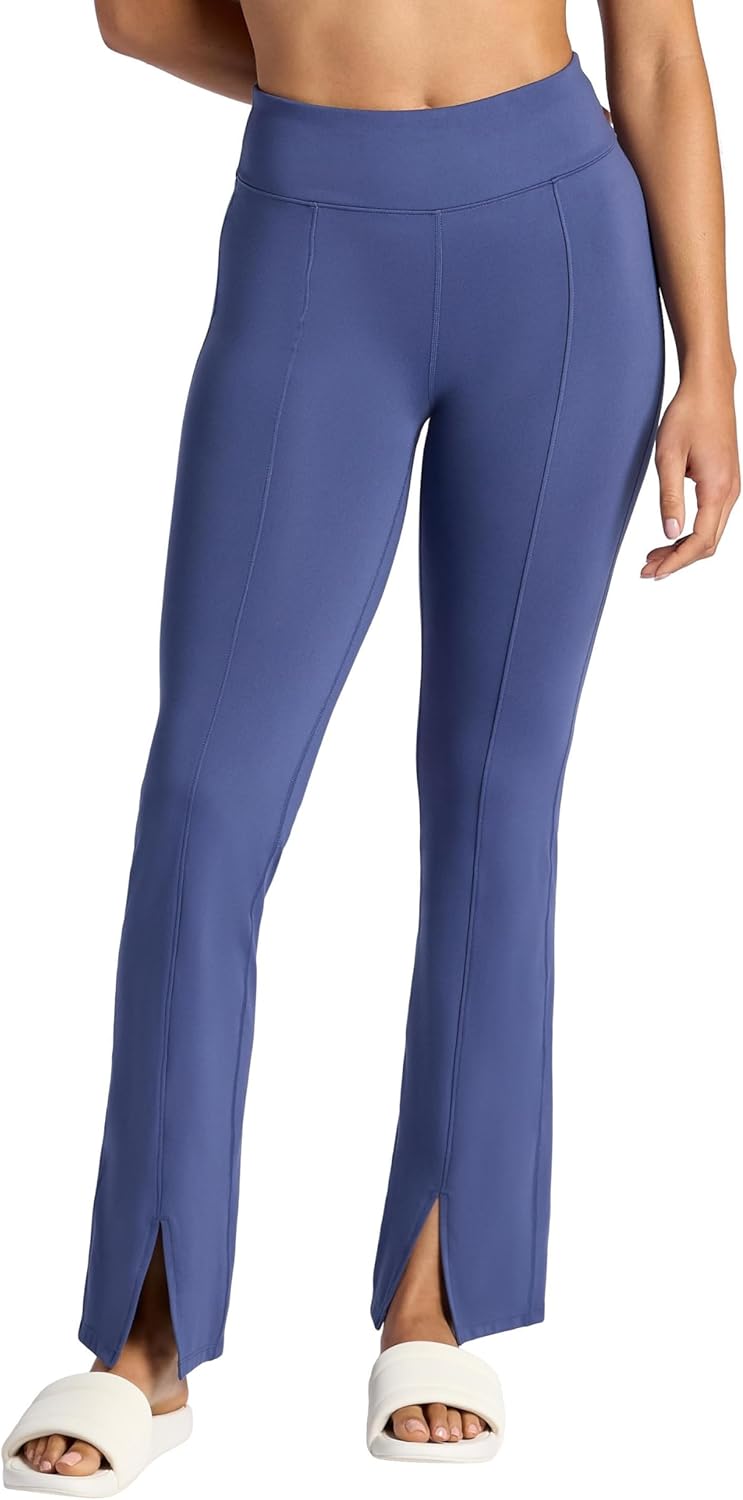 Gaiam Womens Yoga Pant, Slim Fit, Stretch Midweight Material, Moisture-Wicking