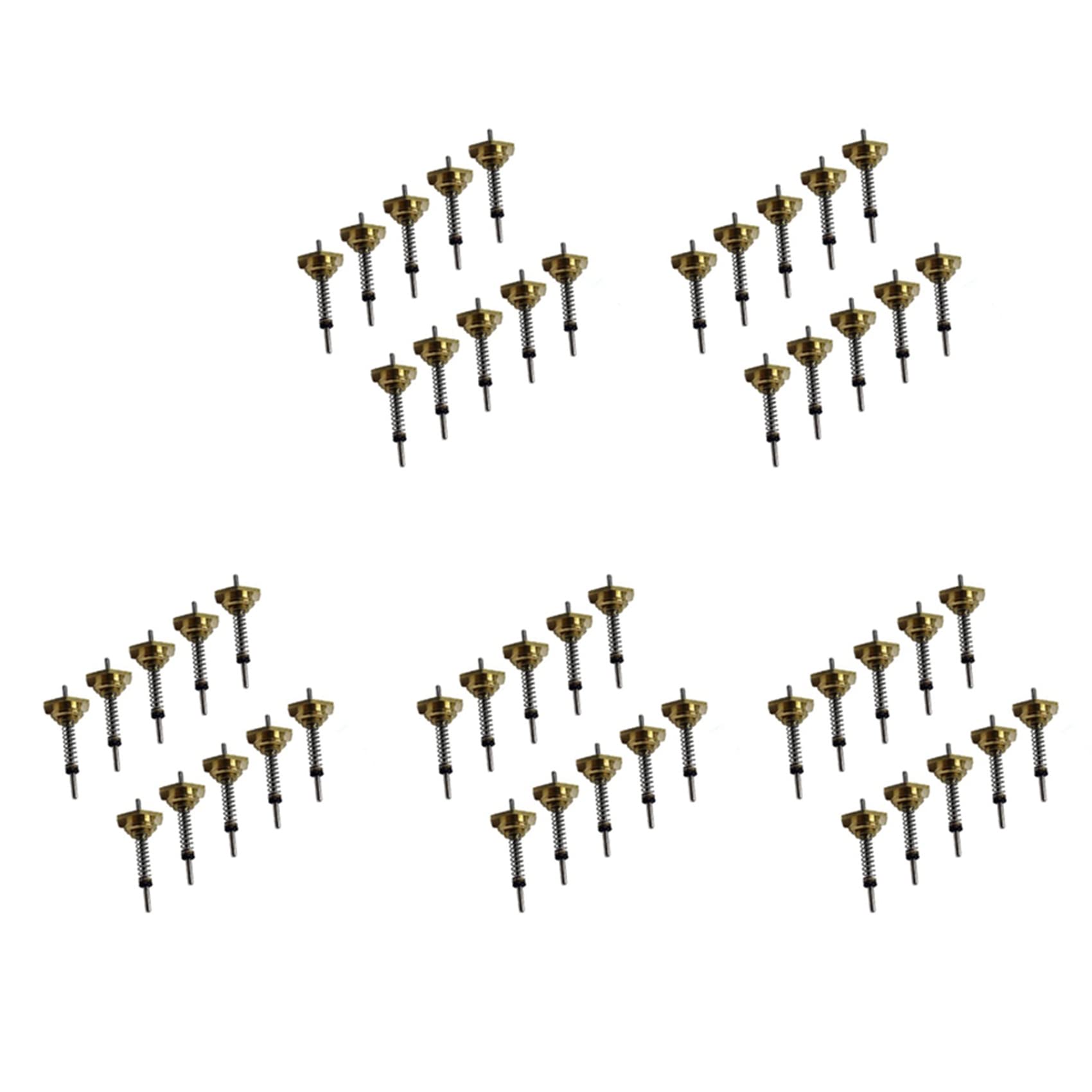 Jnchdghwa Gold 100 Pieces Of Water Heater Parts Gas Boiler Water Valve Thimble 12Mm Length 41Mm Suitable For