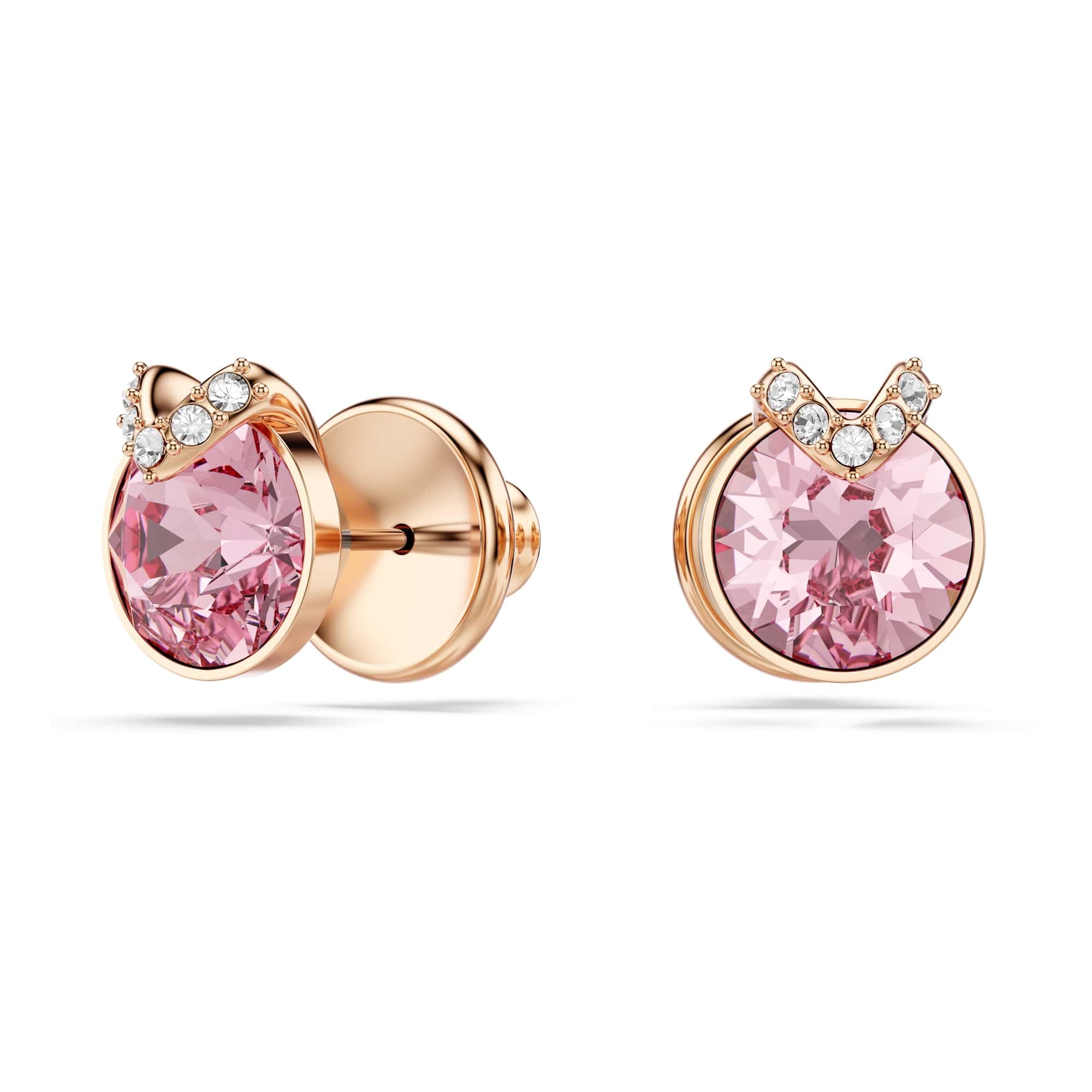 Swarovski Bella Kolekcja Kolczyki sztyfty, Szlif okrągły, Pavé