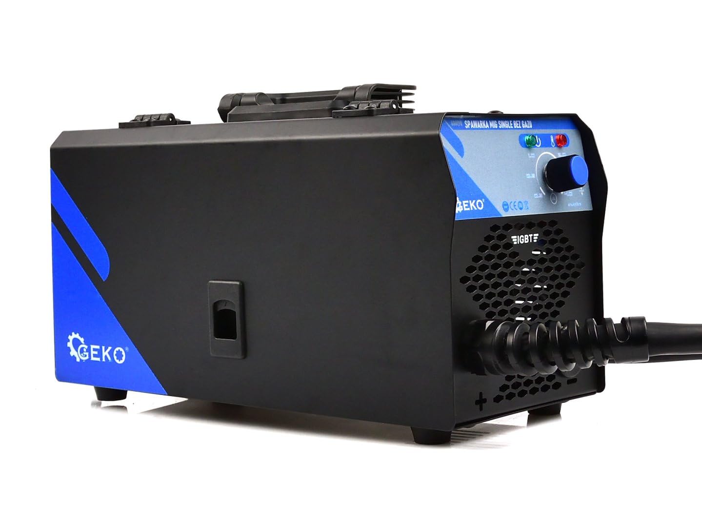 BSD Soldador Inverter MIG MAG Sin Gas con Transistor IGBT - Alta Potencia y Bajo Ruido, 40-200A, 230V, Incluye Accesorios y Asa Ergonómica