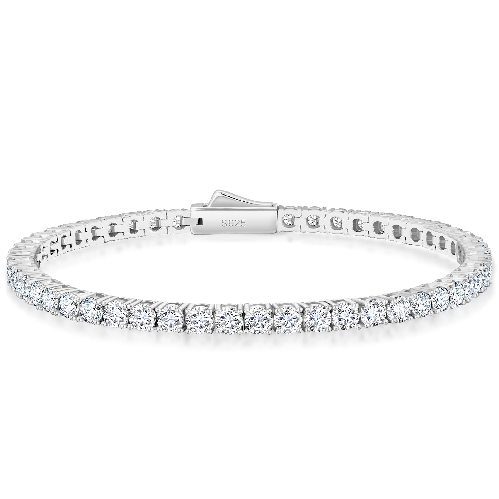 KRKC Moissanite Tennis Bracelet