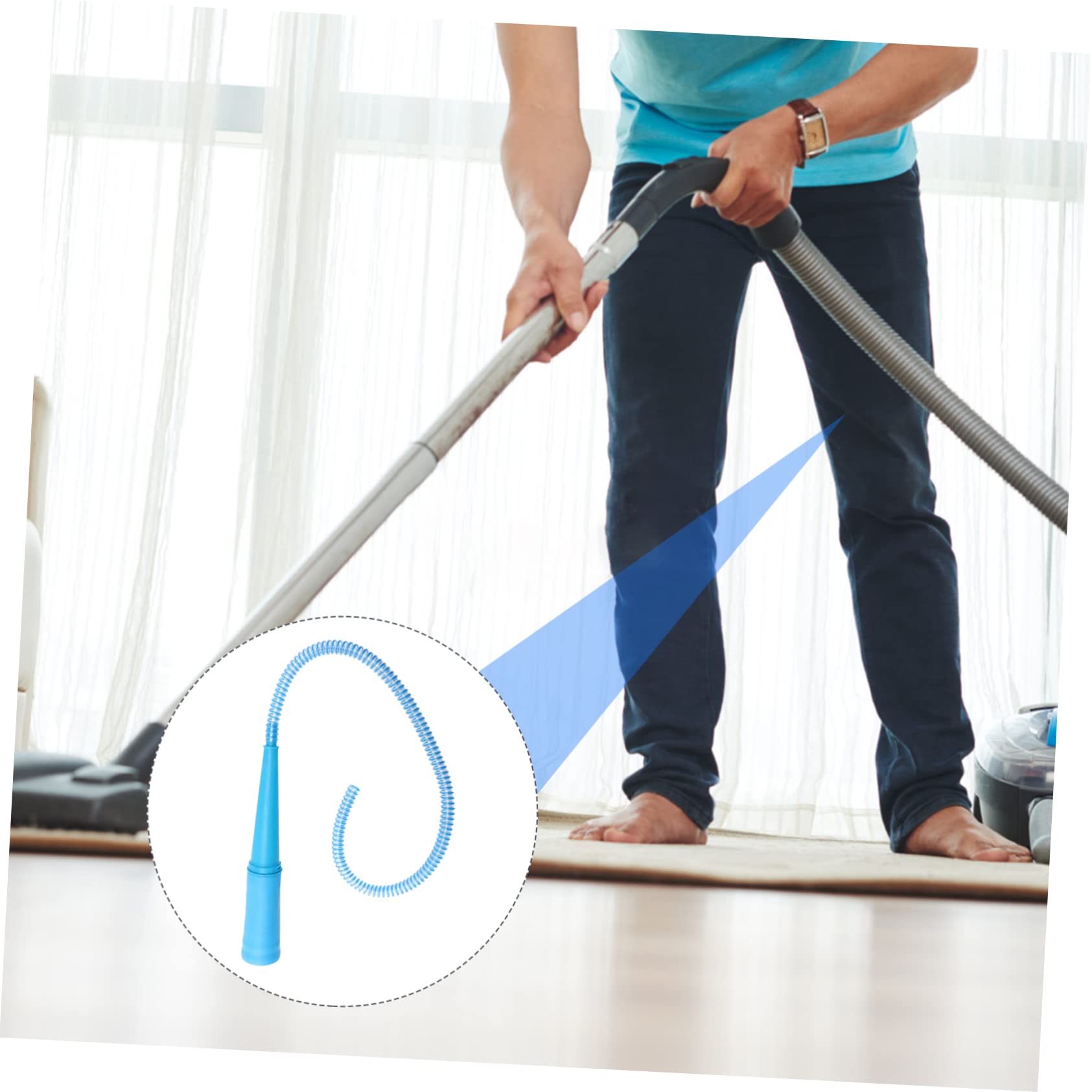 MOLUCKFU 1pc Cleaning Extension Hose for Vacuum Dryer Tube Install Washing Machine Cleaning Hose Efficient Dust Removal for Corners Vacuum Attachment