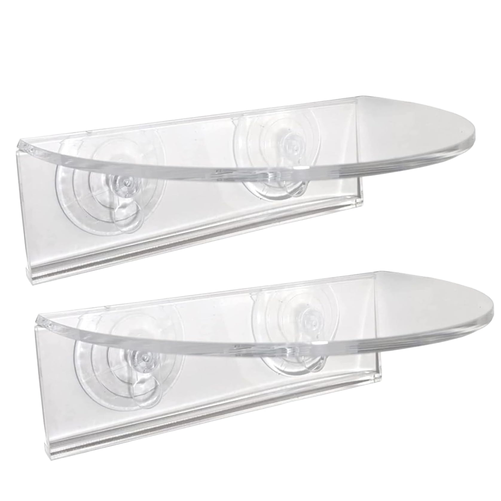 Étagères pour plantes à fenêtre ventouse support acrylique transparent pour pot de fleur
