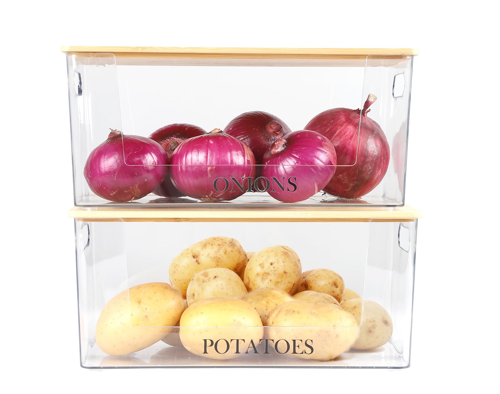 Washable Canvas Potato & Onion Storage Bag With Drawstring & Side Zipper - Breathable Farmhouse Keeper For Pantry, Kitchen, Garlic & Root Veggies (16" X 11.4")