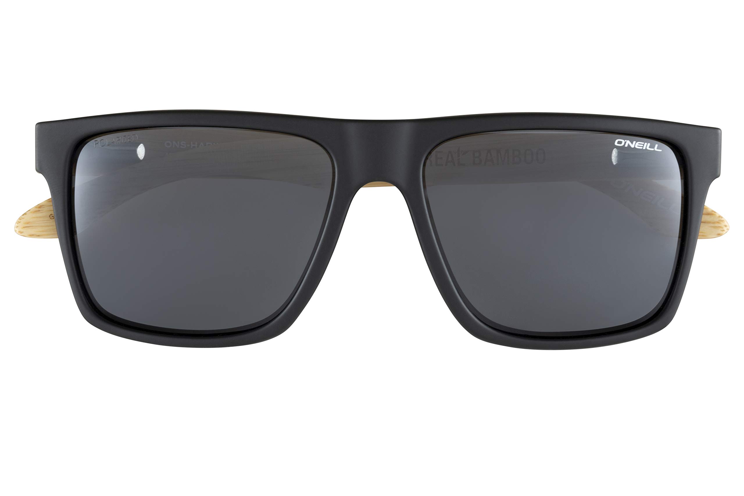 O'NeillHarwood 2.0 Polarized Sunglasses, Matte Black/Bamboo, Large