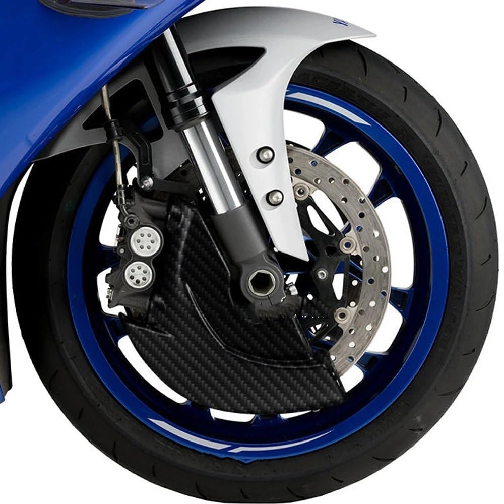 Conducto de Aire Conducto Aire Freno Delantero para YZF-R1 2020 2021 2022 2023 2024 2025. | Kit de refrigeración por aire de pinza de freno negra para motocicleta con carcasa más fría(Black)