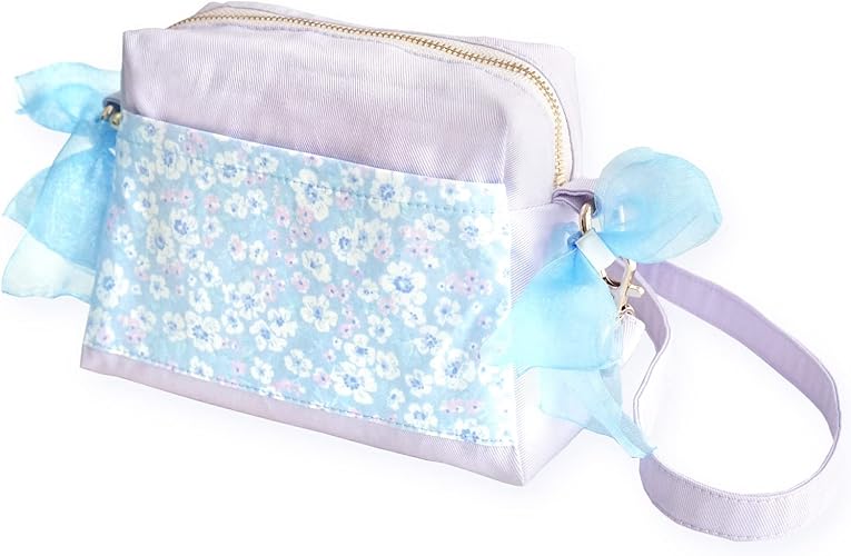 Amazon Choclat 全2柄 リバティ キッズ ショルダーバッグ ポシェット 子供 女の子 かわ いい 小さい 斜めがけ かばん パープル ショルダーバッグ ポシェット