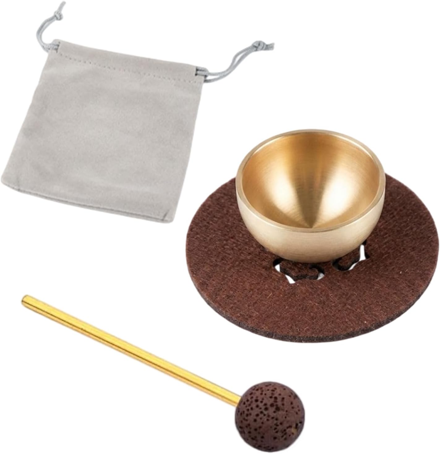 4PCS Mini Singing Bowl Set,Meditation instrument,Travel Yoga Sound Bowl