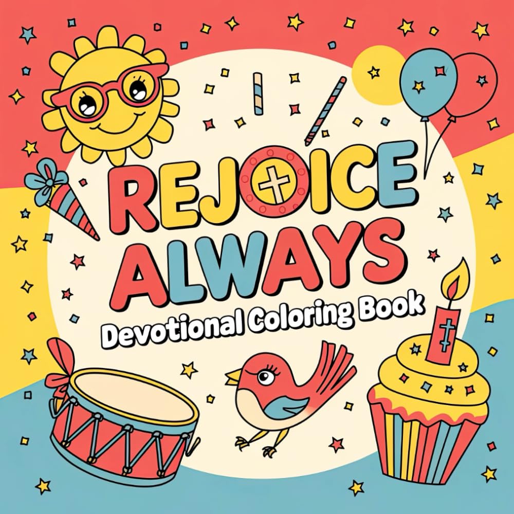 Rejoice Always Devotional Coloring Book: Philippians 4:4 and Joyful Designs for Teen Girls