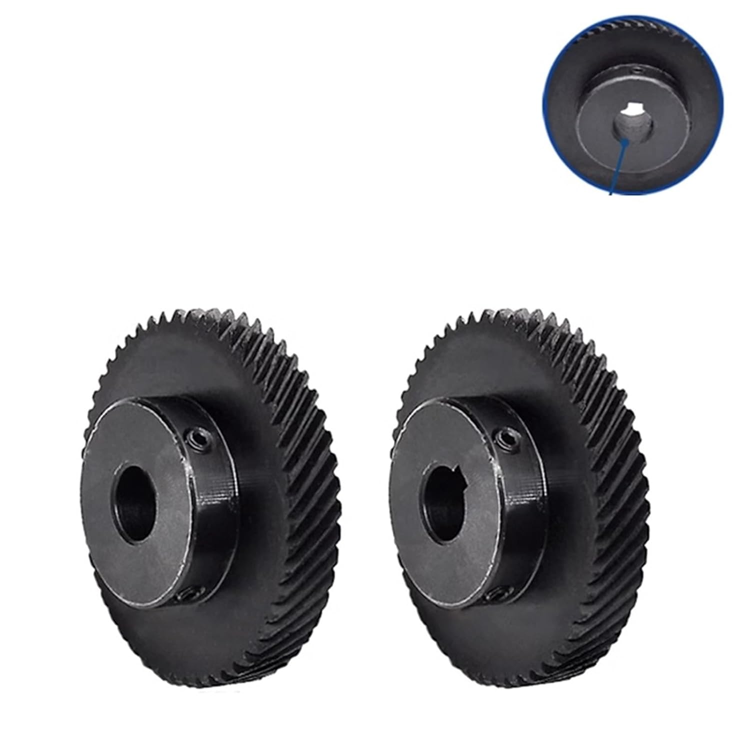 1M 72 80 Teeth Helical Gear 45 Degree 1 Module 72T 80T Steel Gear Bore 10 12 14 15 16 17-25mm 1Pcs(17mm-Keyway 5x2.3mm,72 Teeth-Right Hand)