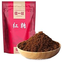 Dark Brown Sugar,Handmade Dark Brown Sugar,Pure Cane Sugar, Real Brown Sugar for Baking,Granulated Red Sugar, No Additive Old Brown Sugar for Baking,Drinking brown sugar water 300g/10.5oz
