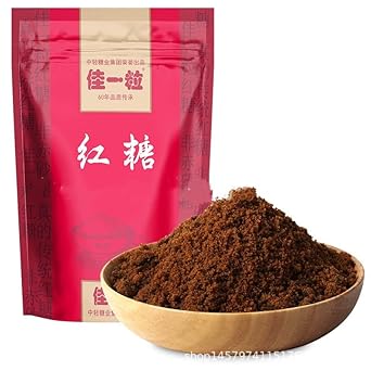 Dark Brown Sugar,Handmade Dark Brown Sugar,Pure Cane Sugar, Real Brown Sugar for Baking,Granulated Red Sugar, No Additive Old Brown Sugar for Baking,Drinking brown sugar water 300g/10.5oz