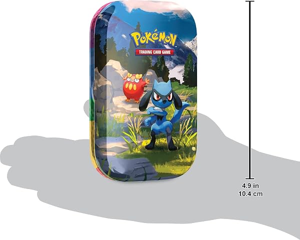 Pokémon: miniscatola da collezione Espansione Megaevoluzione - Ascesa Eroica (Riolu e Darumaka) del GCC Pokémon (1 foglio adesivi, 1 carta illustrazione Pokémon della miniscatola e 2 buste espansione) - 2