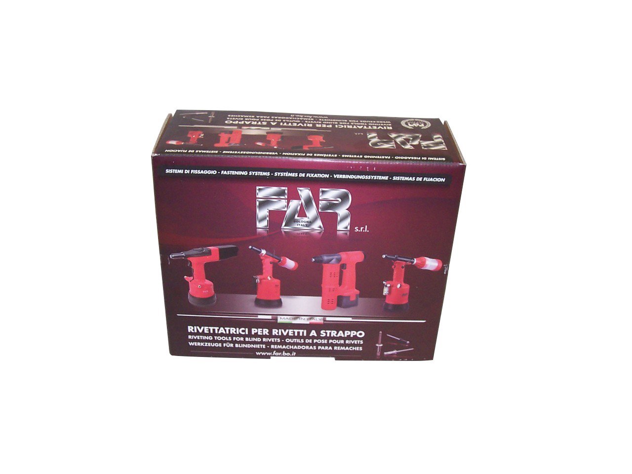 Rivettatrice Pneumatica Modello 'Rac 83' Professionale. Per Rivetti Di Tutte Le Leghe.