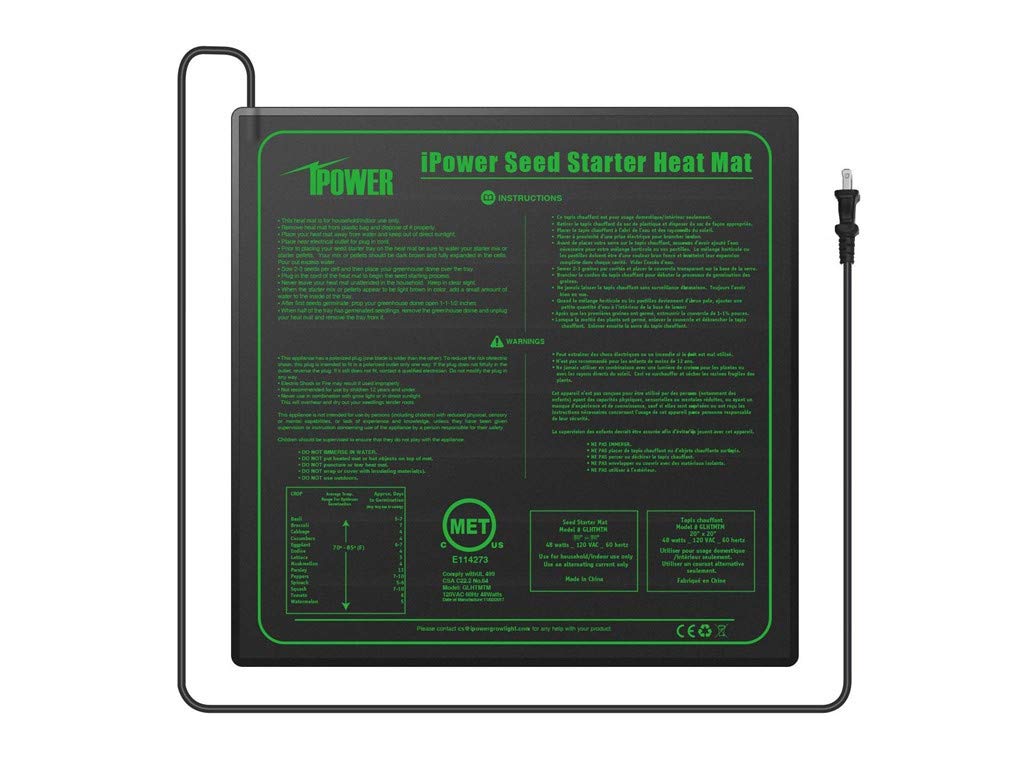 iPower 20x20 heat mat