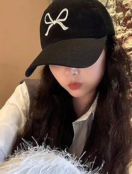 Trendy Bow-Tie Baseball Cap for Women and Men Trucker Hats