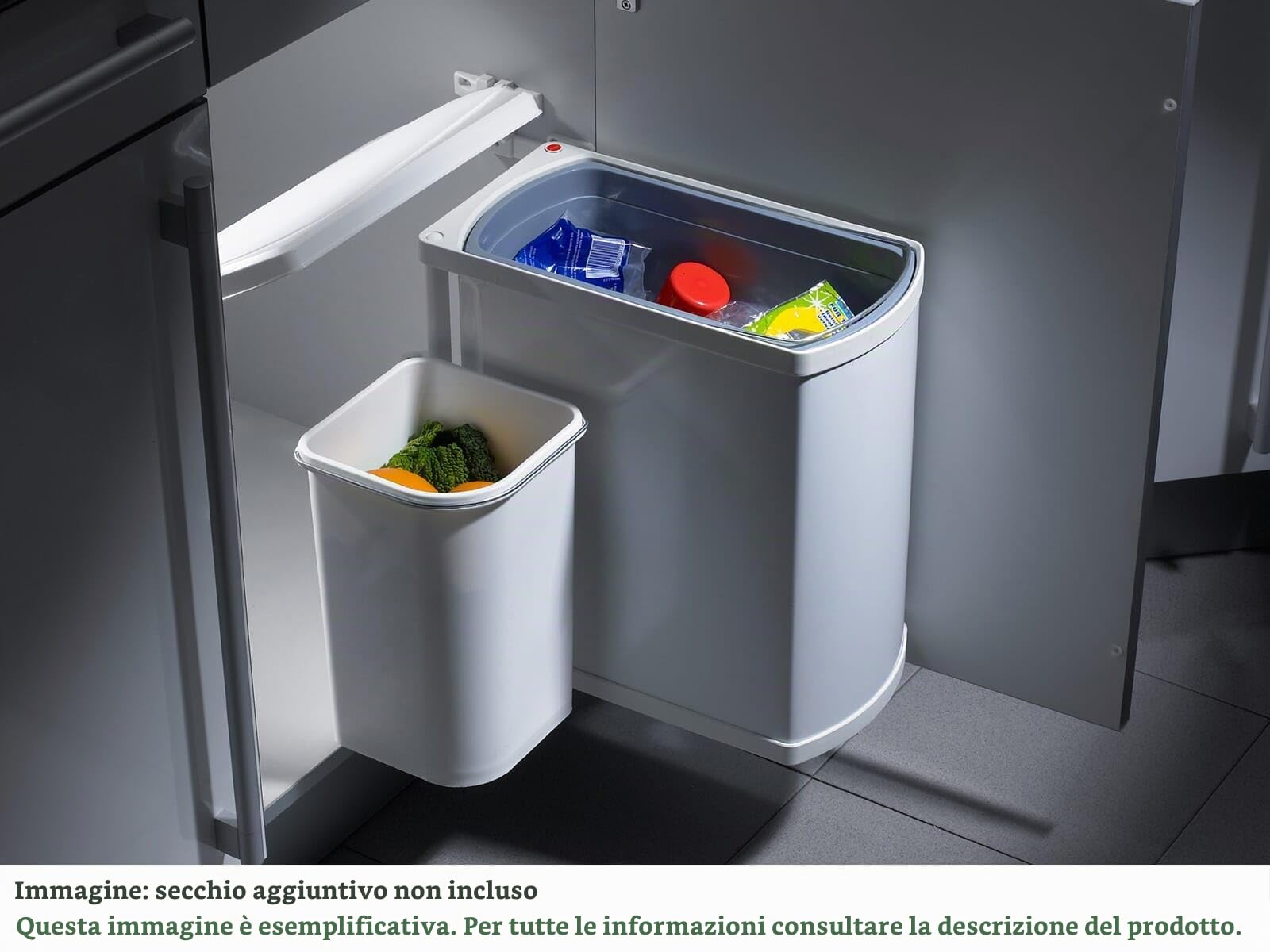 Hailo 3418 - Cestino per la Spazzatura, Modello Uno