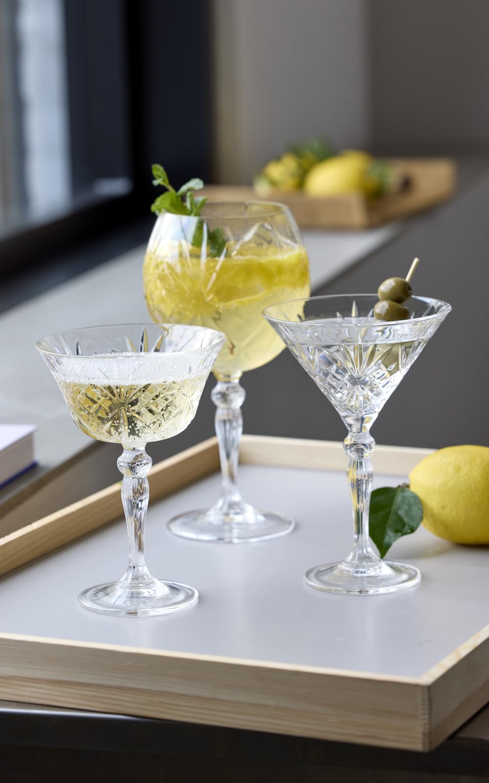Lyngby Glas Melodia Kristal Cin Tonik Bardağı 4 Adet 65 Cl