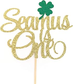 Atelier Elegance ANY NAME Lucky One Cake Topper, Lucky One Party, March 1st Birthday Cake Topper