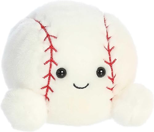 Miniatura 2 de Aurora Adorable Palm Pals Slugger Baseball - Juego de bolsillo - Diversión coleccionable - Blanco 5 pulgadas