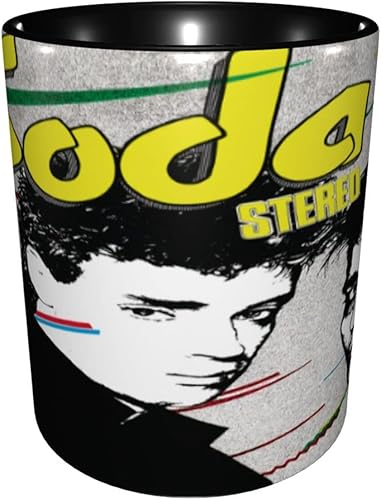 Soda - Taza de café estéreo de soda taza de té de cerámica que cambia el calor regalo novedoso