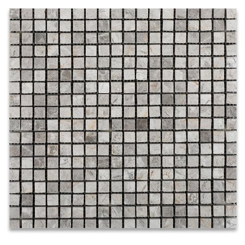 Silverado szara 5/8 x 5/8 marmurowa mozaika spadająca od Oracle Tile & Stone