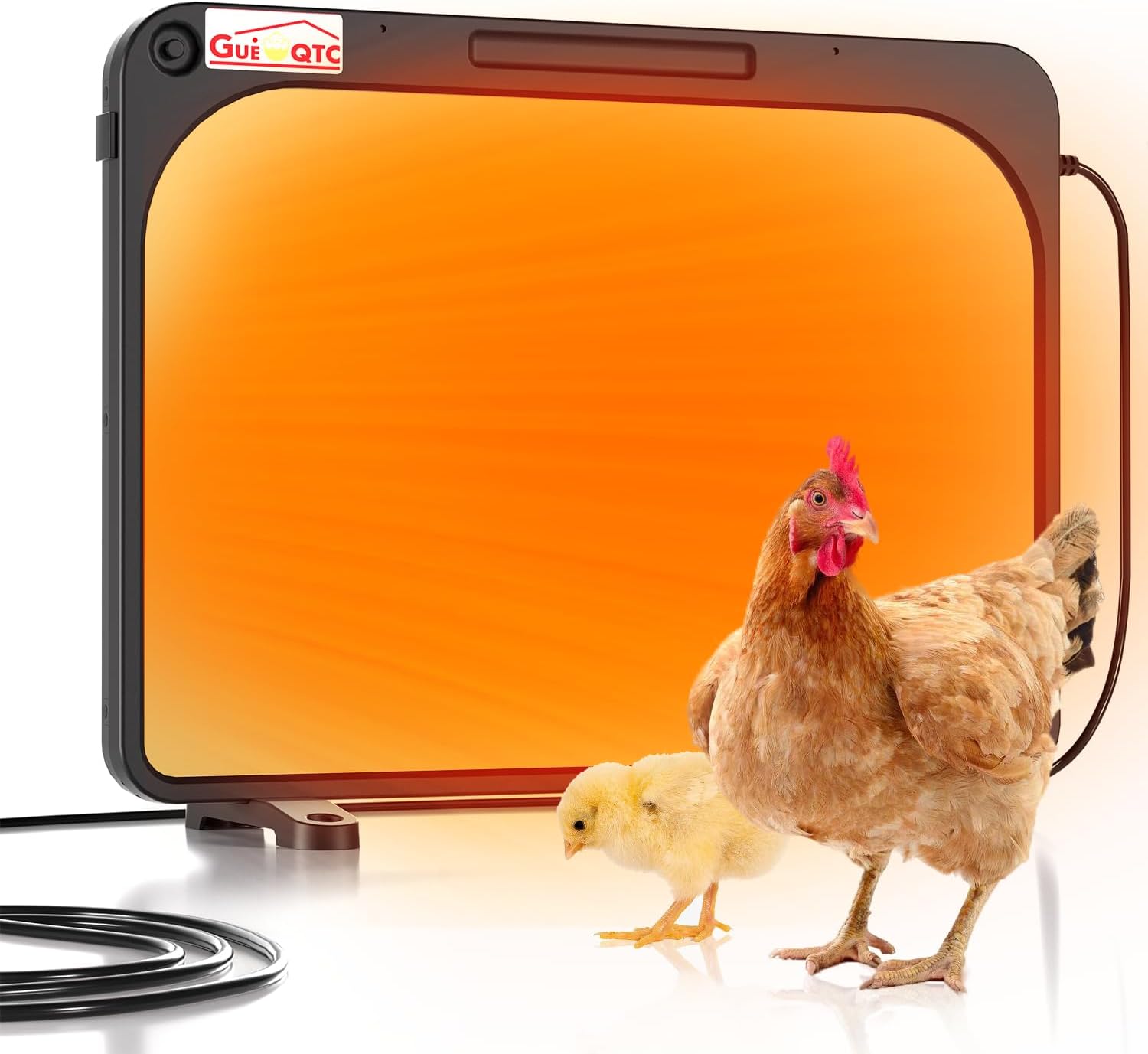 DualSided Heating Chicken Coop Heater, 2X100W Energy