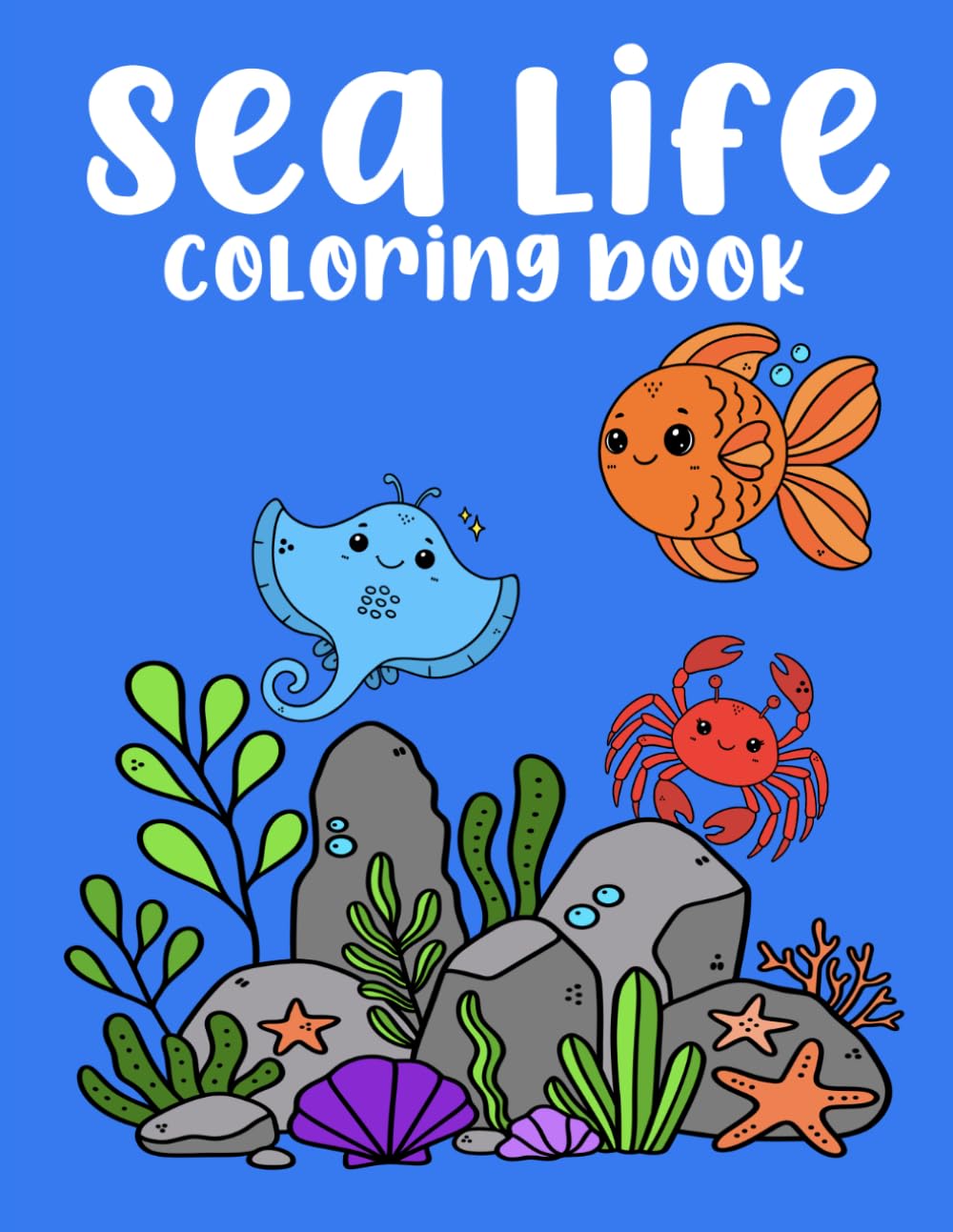 Sea Life Coloring Book